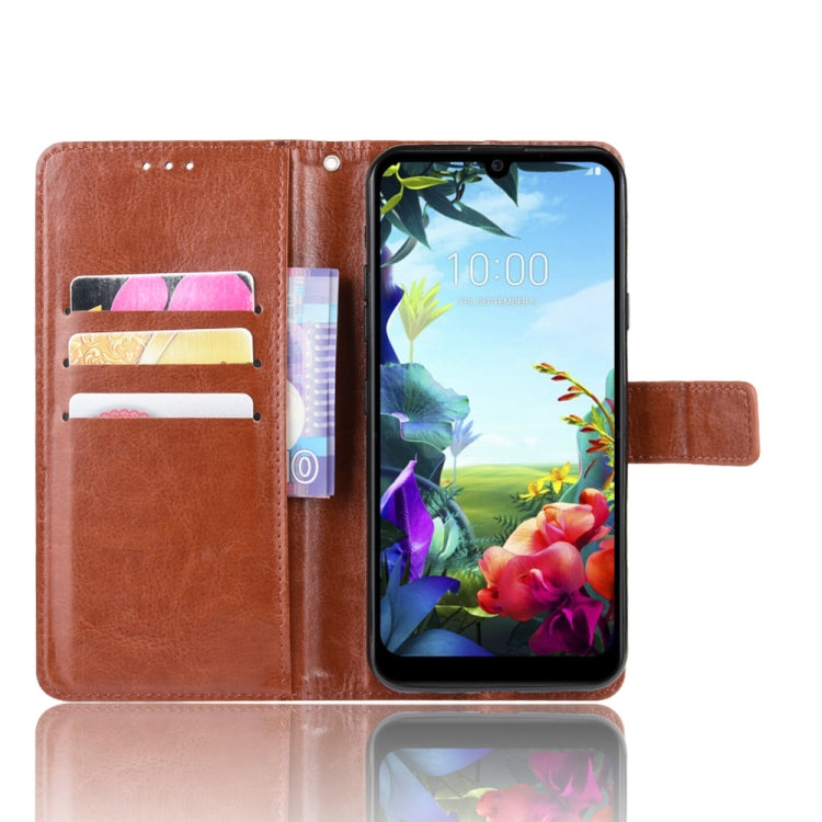 For LG K40S  Retro Crazy Horse Texture Horizontal Flip Leather Case with Holder & Card Slots & Photo Frame