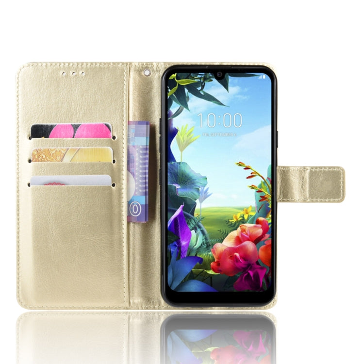For LG K40S  Retro Crazy Horse Texture Horizontal Flip Leather Case with Holder & Card Slots & Photo Frame