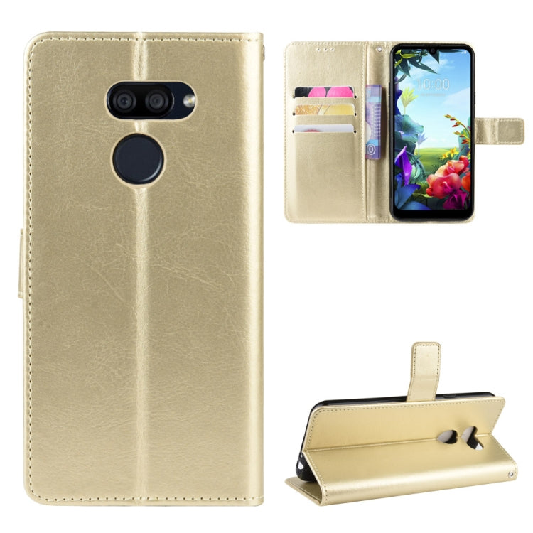 For LG K40S  Retro Crazy Horse Texture Horizontal Flip Leather Case with Holder & Card Slots & Photo Frame