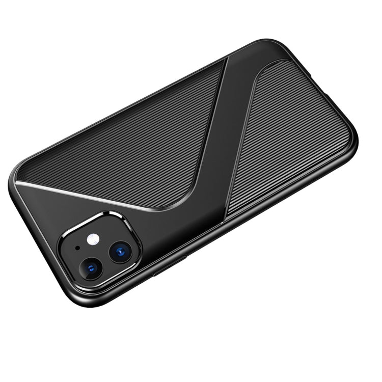 For iPhone 11 S-Shaped Soft TPU Protective Cover Case