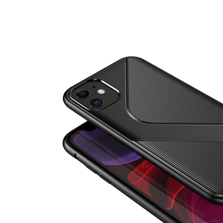 For iPhone 11 S-Shaped Soft TPU Protective Cover Case