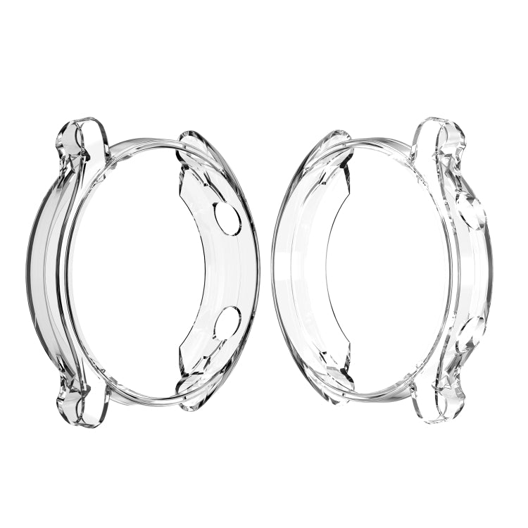 For HUAWEI Watch Elegant 42mm ENKAY Hat-prince 2 in 1 Full Coverage Transparent TPU Case + 0.2mm 9H 2.15D Curved Edge Tempered Glass Film