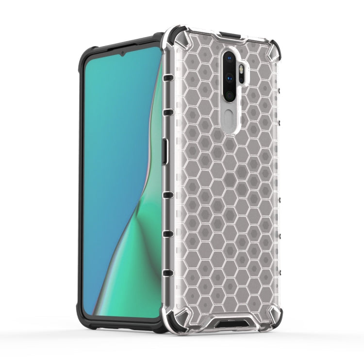 For Oppo A9 (2020) Shockproof Honeycomb PC + TPU Case