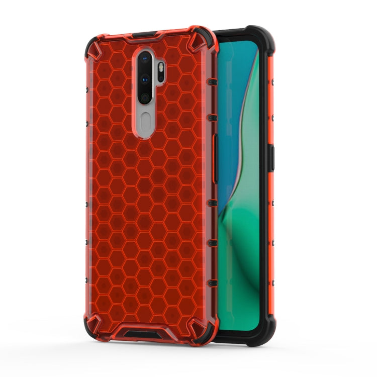 For Oppo A9 (2020) Shockproof Honeycomb PC + TPU Case