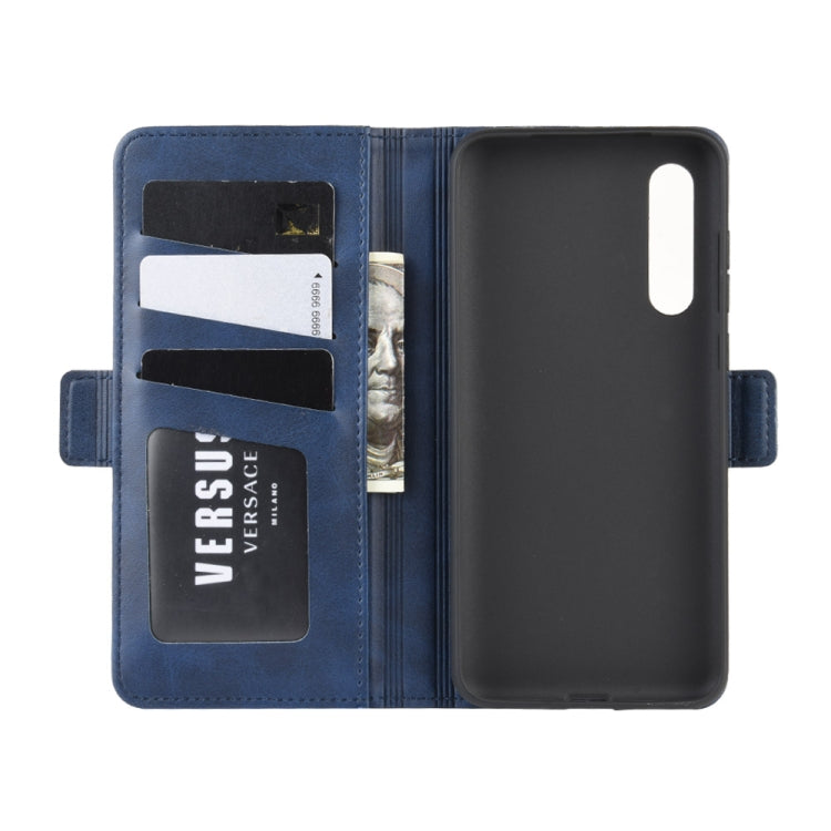 For Xiaomi 9 Pro/Xiaomi 9 Pro 5G Double Buckle Crazy Horse Business Mobile Phone Holster with Card Wallet Bracket Function
