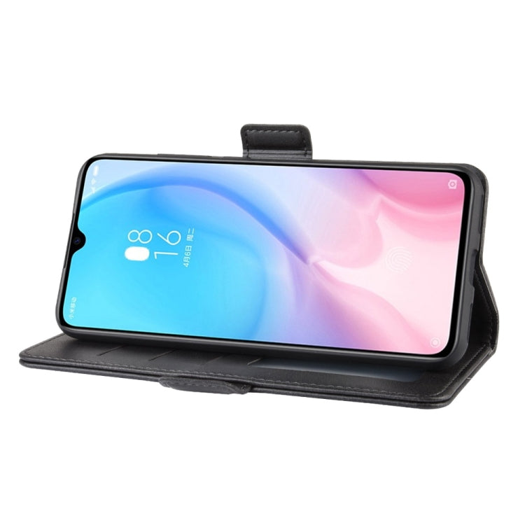 For Xiaomi CC9 Double Buckle Crazy Horse Business Mobile Phone Holster with Card Wallet Bracket Function