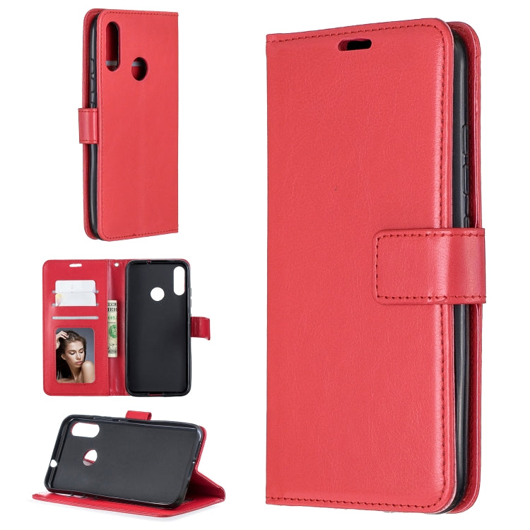 For Moto E6 Plus Crazy Horse Texture Horizontal Flip Leather Case with Holder & Card Slots & Wallet & Photo Frame