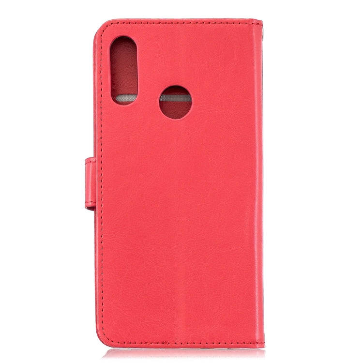 For Moto E6 Plus Crazy Horse Texture Horizontal Flip Leather Case with Holder & Card Slots & Wallet & Photo Frame