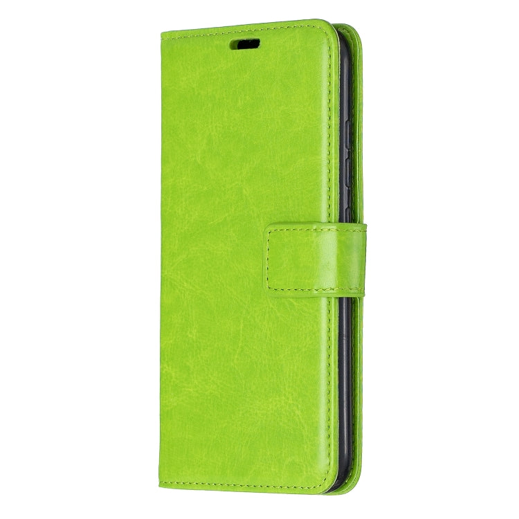 For Moto E6 Plus Crazy Horse Texture Horizontal Flip Leather Case with Holder & Card Slots & Wallet & Photo Frame