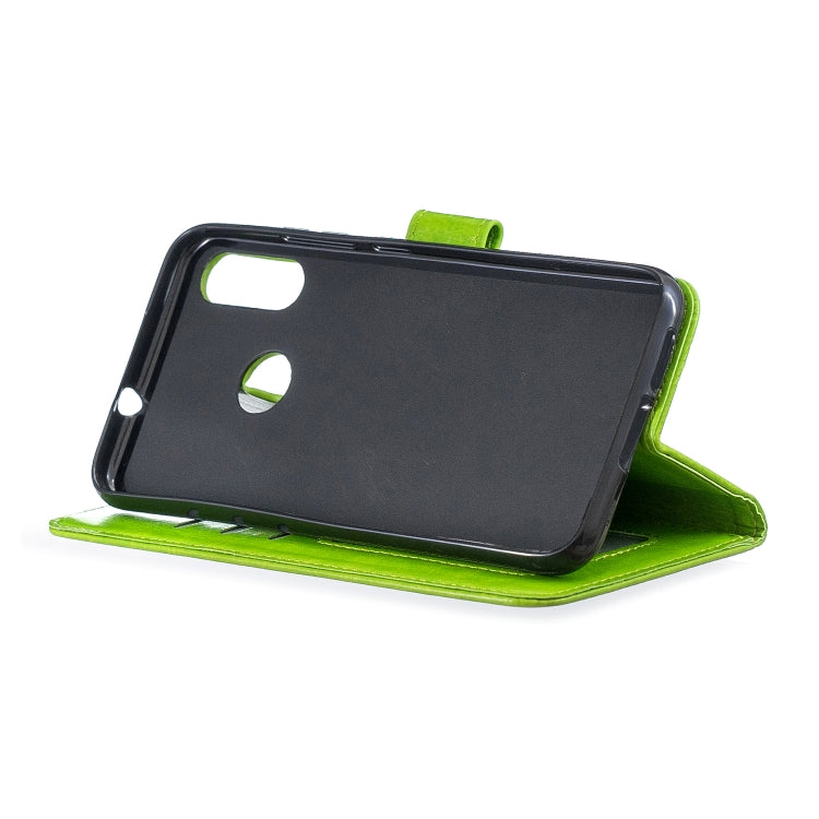 For Moto E6 Plus Crazy Horse Texture Horizontal Flip Leather Case with Holder & Card Slots & Wallet & Photo Frame