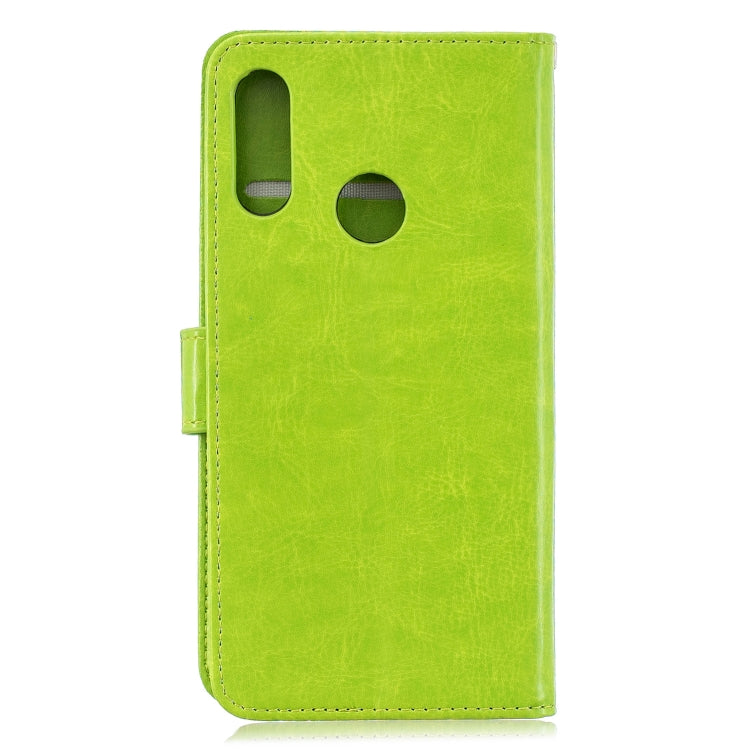 For Moto E6 Plus Crazy Horse Texture Horizontal Flip Leather Case with Holder & Card Slots & Wallet & Photo Frame