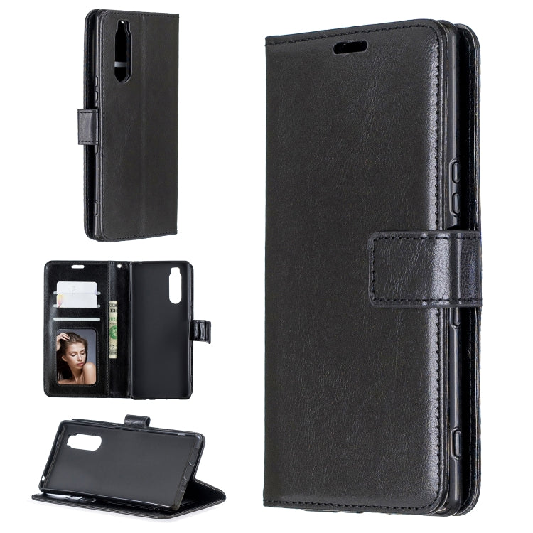 For Sony Xperia 5 Crazy Horse Texture Horizontal Flip Leather Case with Holder & Card Slots & Wallet & Photo Frame