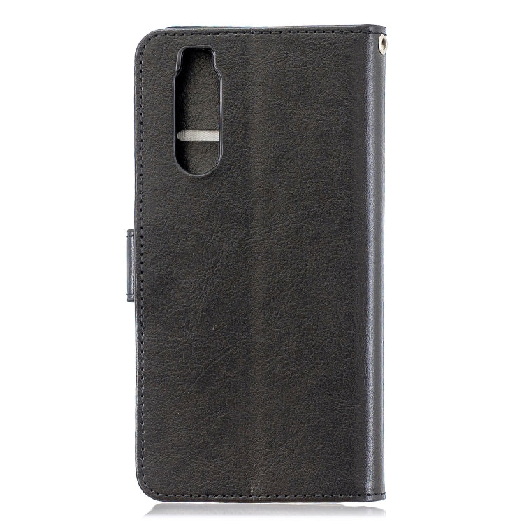 For Sony Xperia 5 Crazy Horse Texture Horizontal Flip Leather Case with Holder & Card Slots & Wallet & Photo Frame