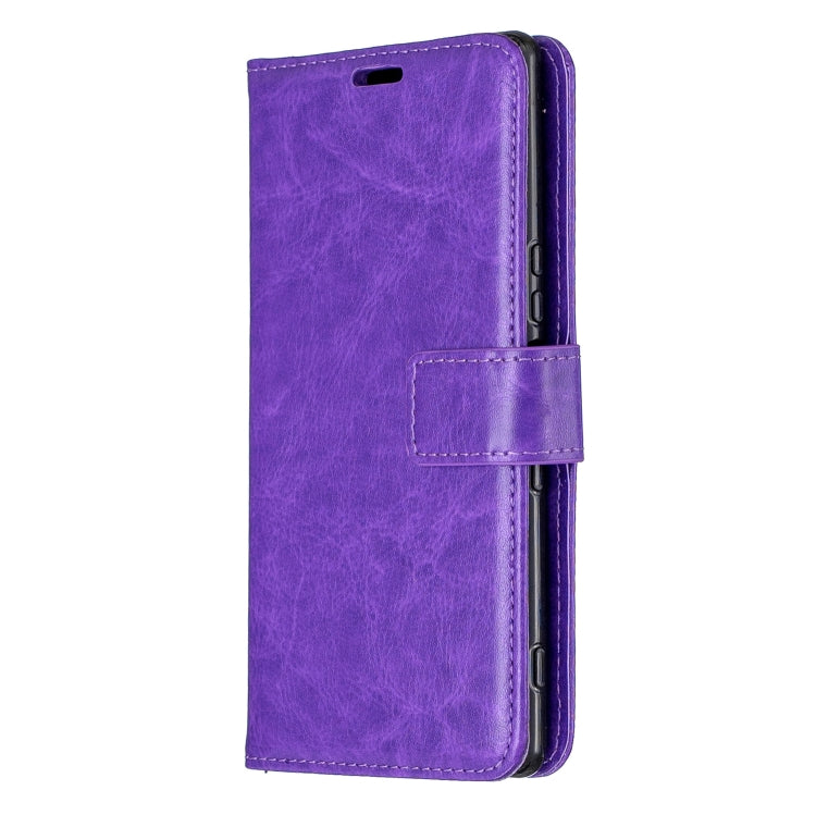 For Sony Xperia 5 Crazy Horse Texture Horizontal Flip Leather Case with Holder & Card Slots & Wallet & Photo Frame