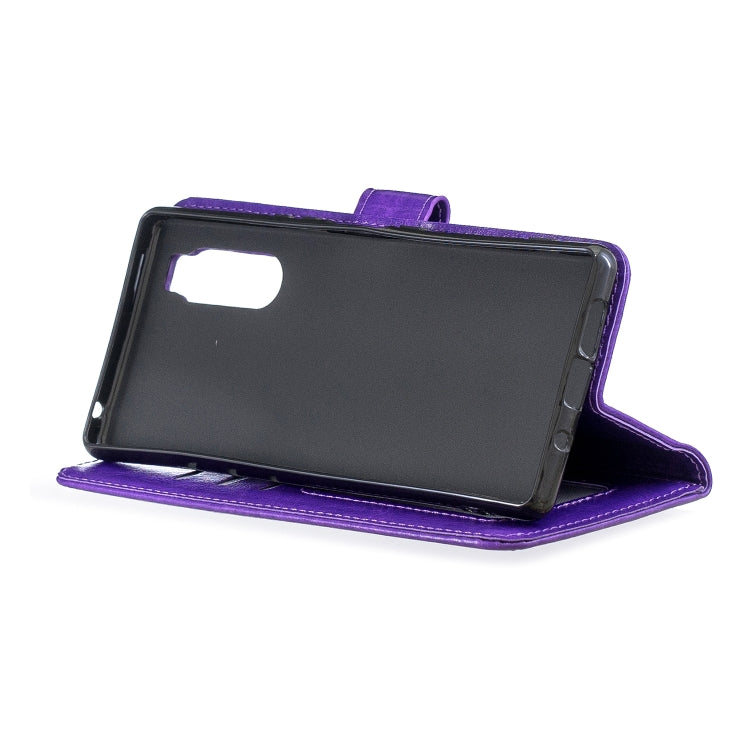 For Sony Xperia 5 Crazy Horse Texture Horizontal Flip Leather Case with Holder & Card Slots & Wallet & Photo Frame