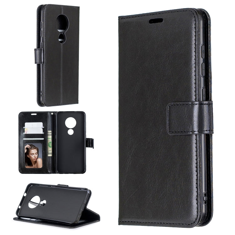 For Nokia 6.2 / 7.2 Crazy Horse Texture Horizontal Flip Leather Case with Holder & Card Slots & Wallet & Photo Frame