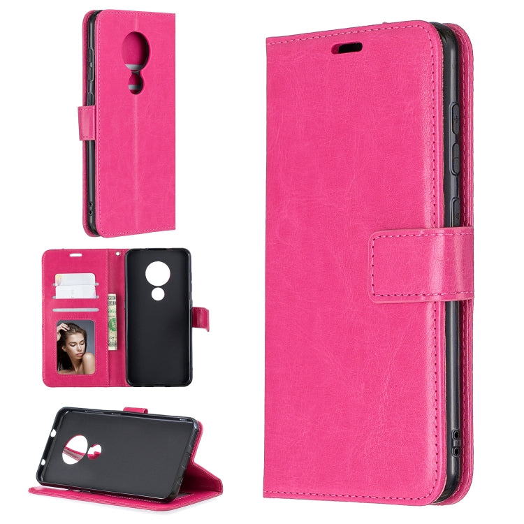 For Nokia 6.2 / 7.2 Crazy Horse Texture Horizontal Flip Leather Case with Holder & Card Slots & Wallet & Photo Frame