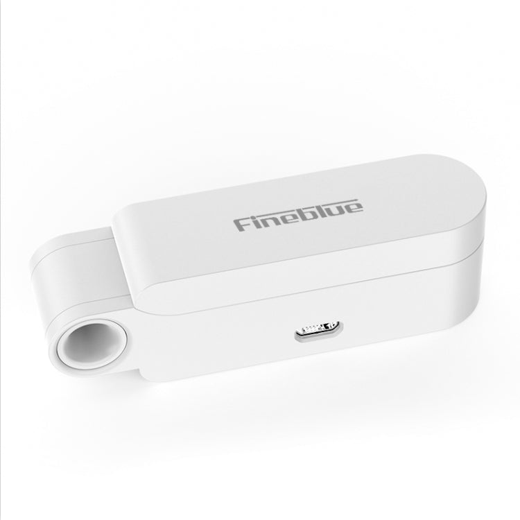 Fineblue F MAX TWS Bluetooth Earphone Wireless Earbud Stereo with Charging Box(White)