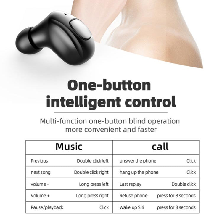Fineblue F MAX TWS Bluetooth Earphone Wireless Earbud Stereo with Charging Box(White)