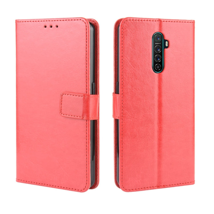 For Oppo Reno Ace Retro Crazy Horse Texture Horizontal Flip Leather Case with Holder & Card Slots & Photo Frame