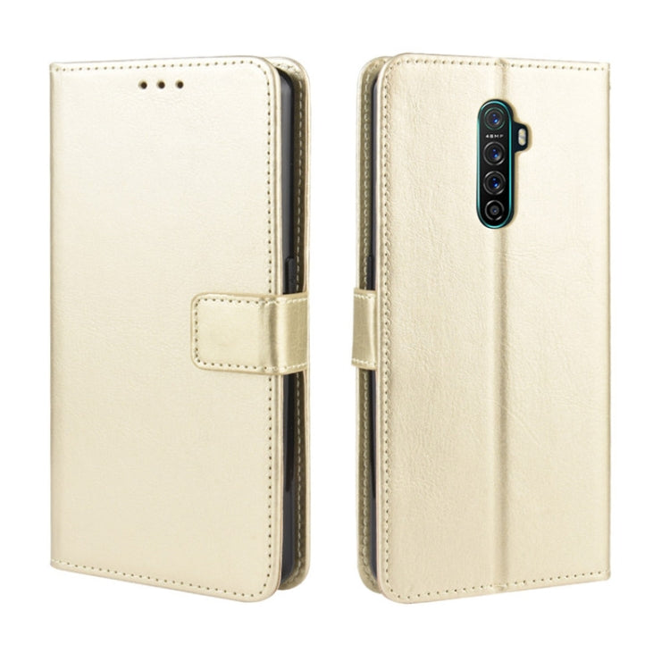 For Oppo Reno Ace Retro Crazy Horse Texture Horizontal Flip Leather Case with Holder & Card Slots & Photo Frame