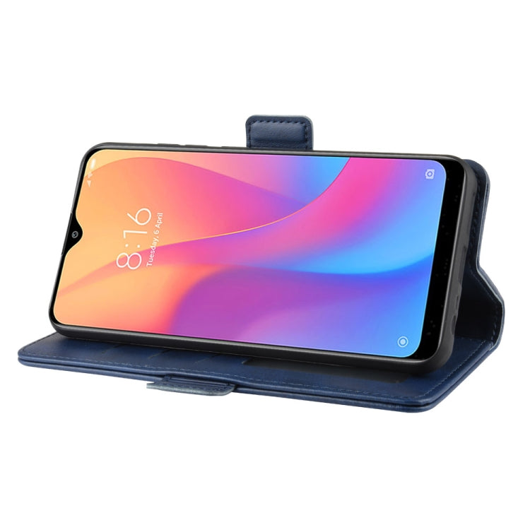 For Xiaomi Redmi 8A Double Buckle Crazy Horse Business Mobile Phone Holster with Card Wallet Bracket Function