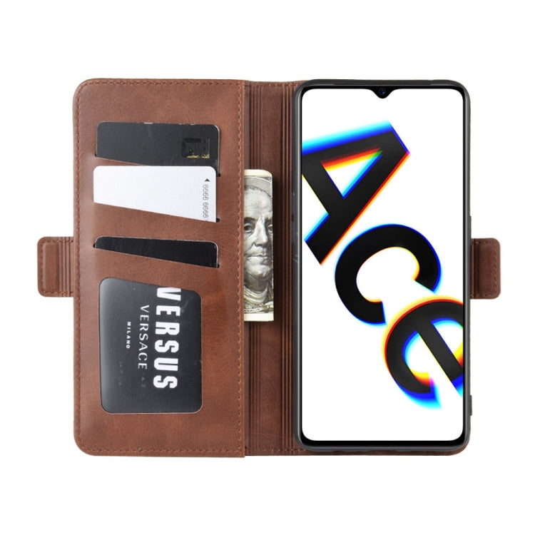 For OPPO Reno Ace / Realme X2 Pro Dual-side Magnetic Buckle Horizontal Flip Leather Case with Holder & Card Slots & Wallet & Photo Frame