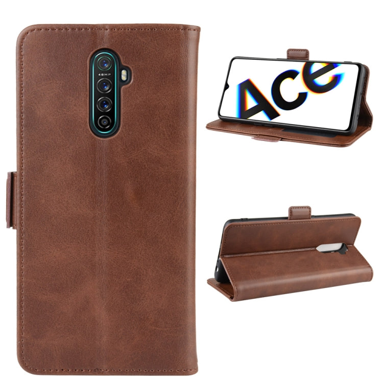 For OPPO Reno Ace / Realme X2 Pro Dual-side Magnetic Buckle Horizontal Flip Leather Case with Holder & Card Slots & Wallet & Photo Frame