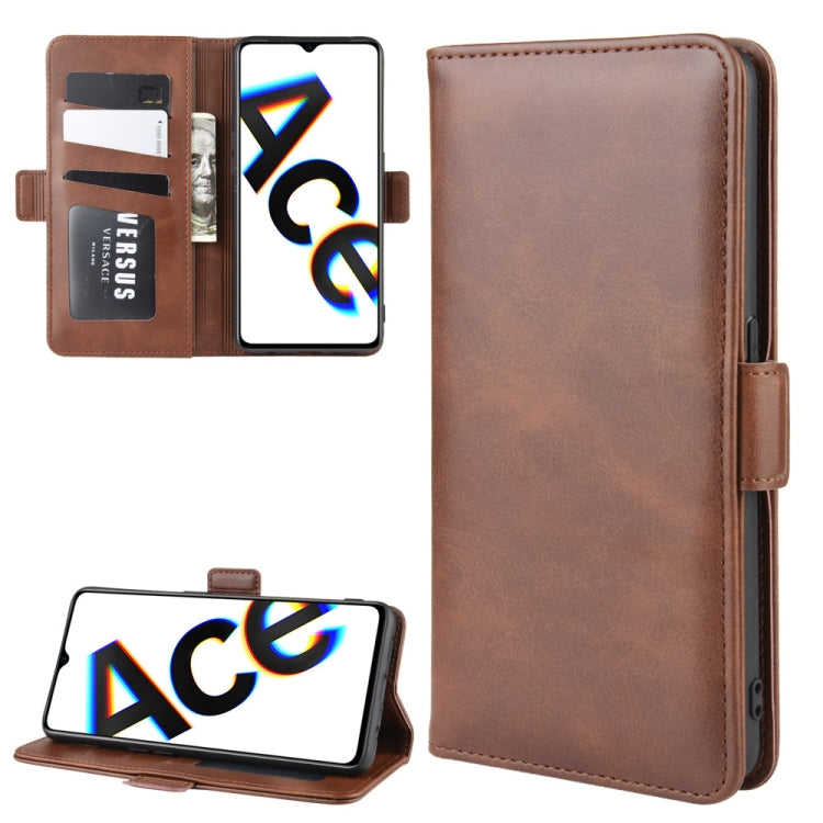 For OPPO Reno Ace / Realme X2 Pro Dual-side Magnetic Buckle Horizontal Flip Leather Case with Holder & Card Slots & Wallet & Photo Frame