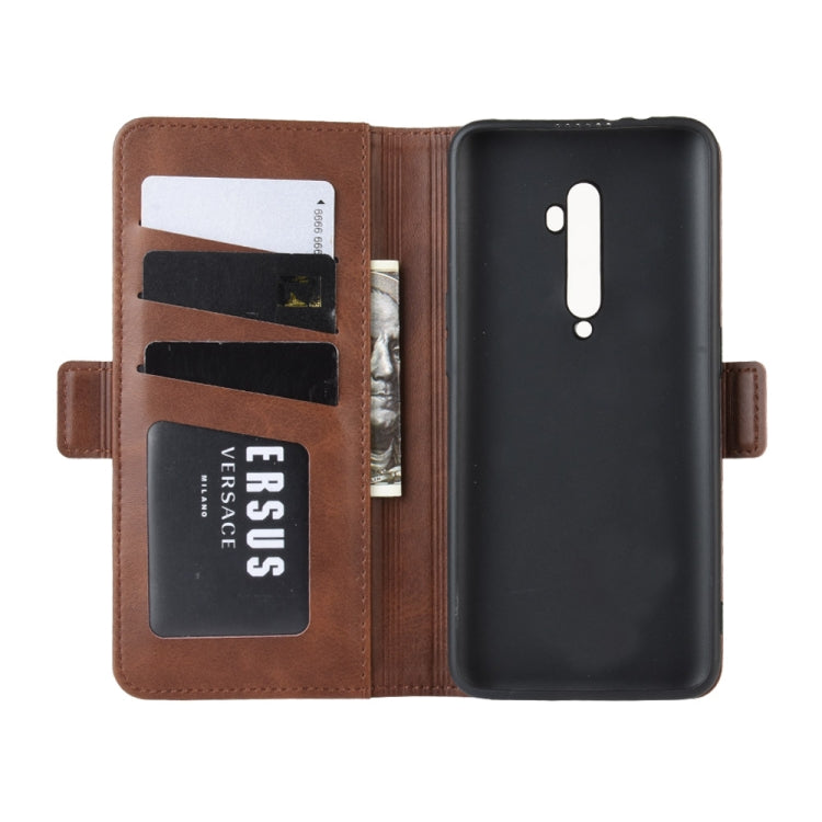 For OPPO Reno2 Dual-side Magnetic Buckle Horizontal Flip Leather Case with Holder & Card Slots & Wallet