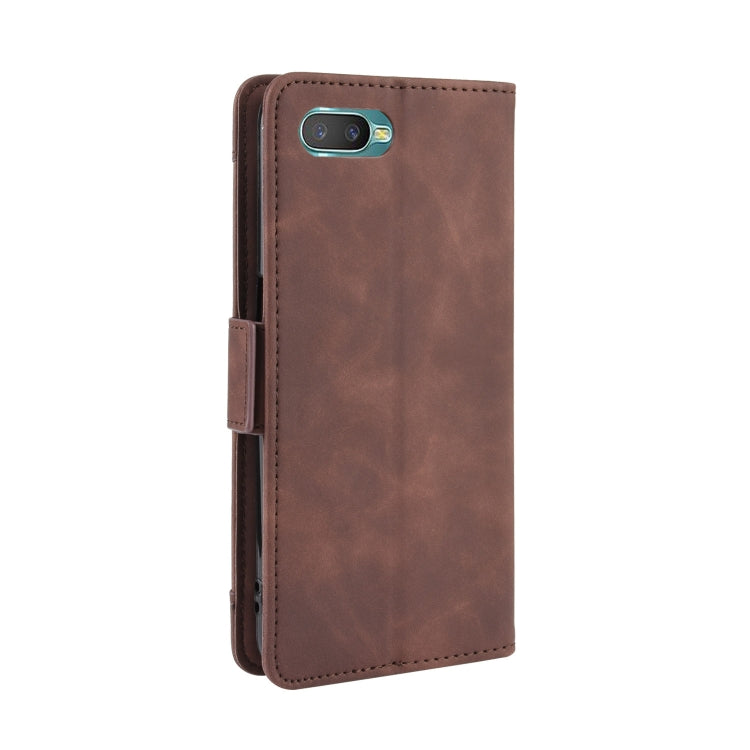 For Oppo Reno A Wallet Style Skin Feel Calf Pattern Leather Case with Separate Card Slot