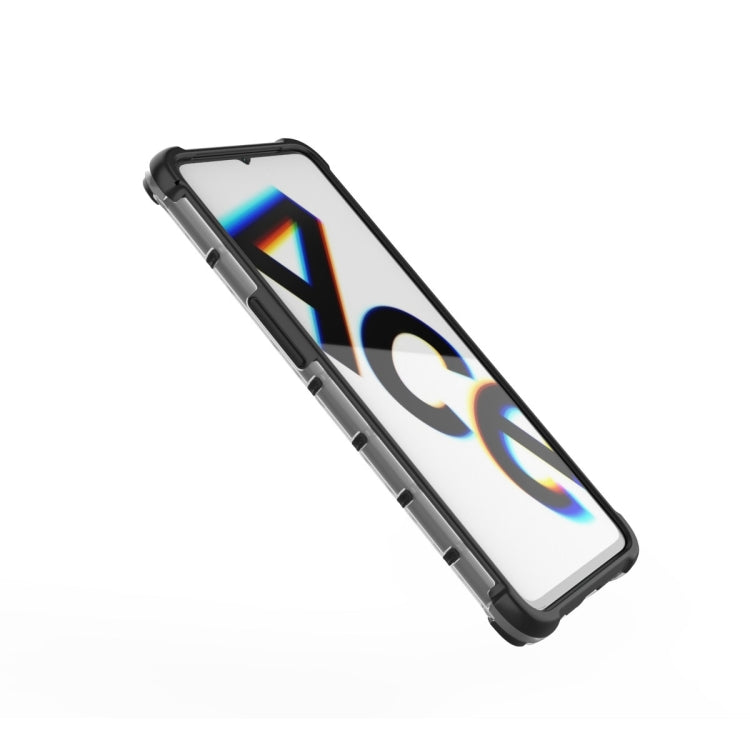 For Oppo Reno Ace Shockproof Honeycomb PC + TPU Case