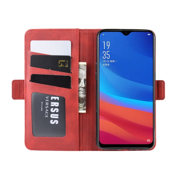 For OPPO A5s (AX5s) Dual-side Magnetic Buckle Horizontal Flip Leather Case with Holder & Card Slots & Wallet