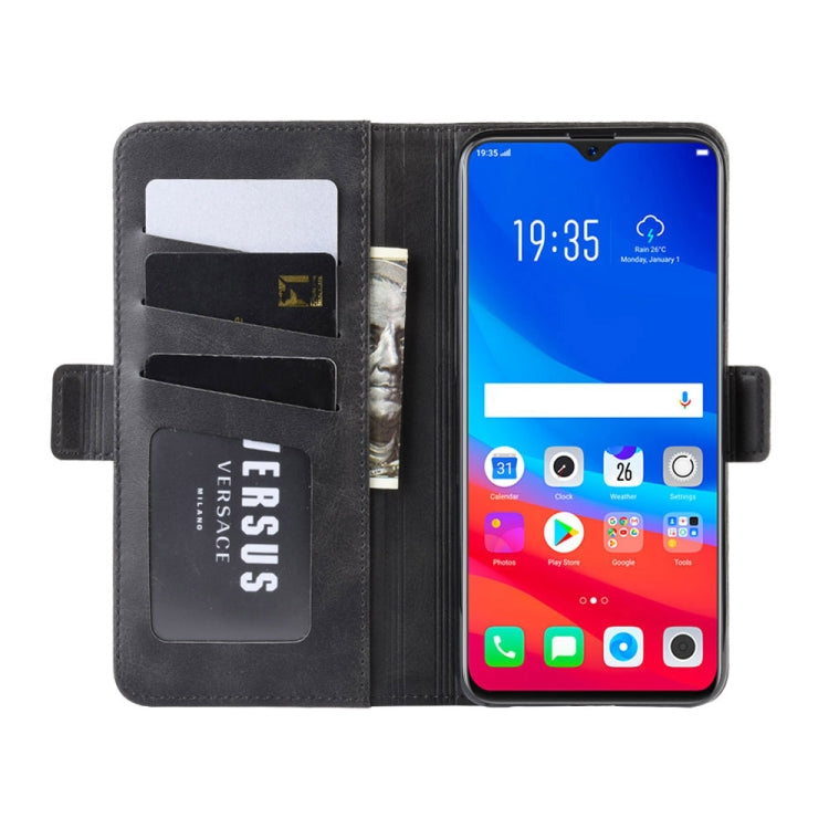 For OPPO F9 / F9 Pro / Realme 2 Pro / A7X Dual-side Magnetic Buckle Horizontal Flip Leather Case with Holder & Card Slots & Wallet & Photo Frame