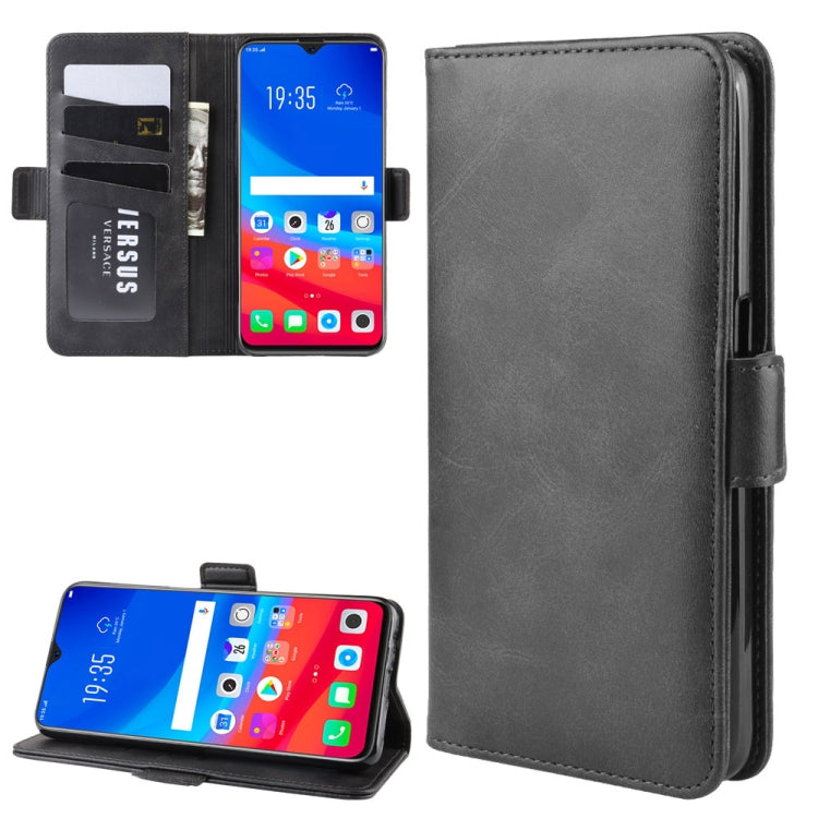 For OPPO F9 / F9 Pro / Realme 2 Pro / A7X Dual-side Magnetic Buckle Horizontal Flip Leather Case with Holder & Card Slots & Wallet & Photo Frame