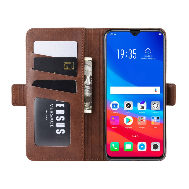 For OPPO F9 / F9 Pro / Realme 2 Pro / A7X Dual-side Magnetic Buckle Horizontal Flip Leather Case with Holder & Card Slots & Wallet & Photo Frame