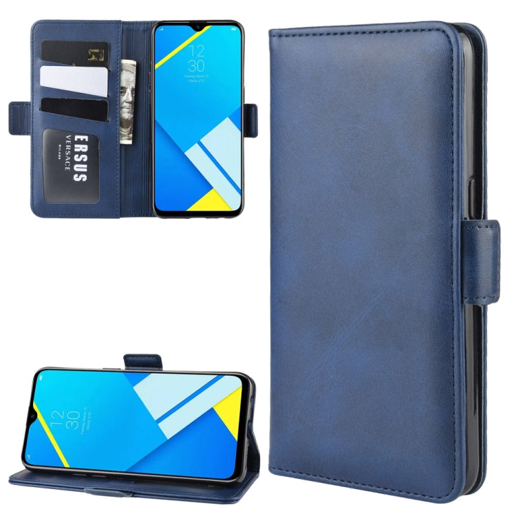 For OPPO A1k / Realme C2 Dual-side Magnetic Buckle Horizontal Flip Leather Case with Holder & Card Slots & Wallet