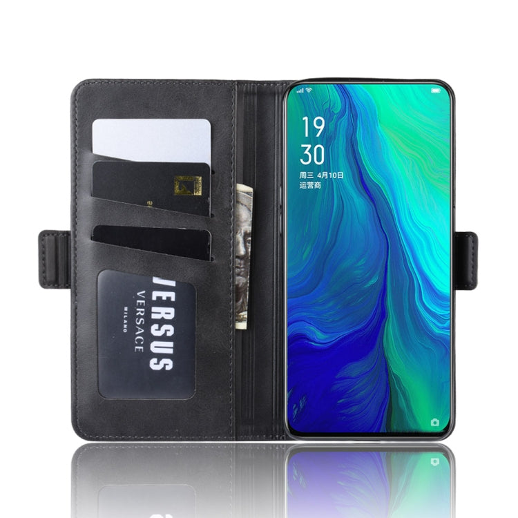 For OPPO Reno 10x Zoom  / Reno 5G Dual-side Magnetic Buckle Horizontal Flip Leather Case with Holder & Card Slots & Wallet & Photo Frame