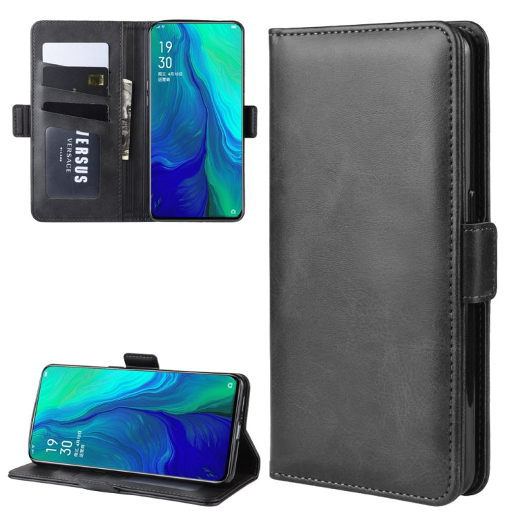 For OPPO Reno 10x Zoom  / Reno 5G Dual-side Magnetic Buckle Horizontal Flip Leather Case with Holder & Card Slots & Wallet & Photo Frame