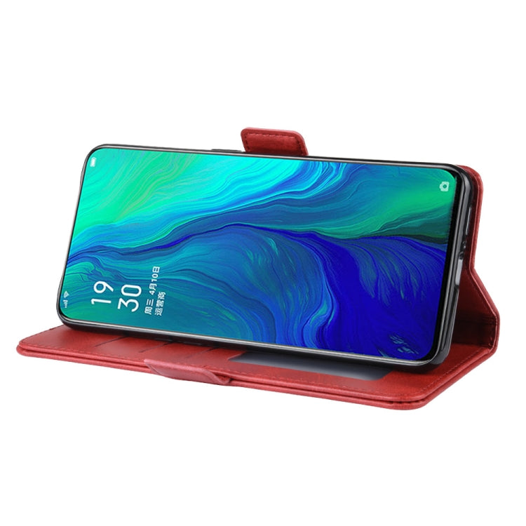 For OPPO Reno 10x Zoom  / Reno 5G Dual-side Magnetic Buckle Horizontal Flip Leather Case with Holder & Card Slots & Wallet & Photo Frame