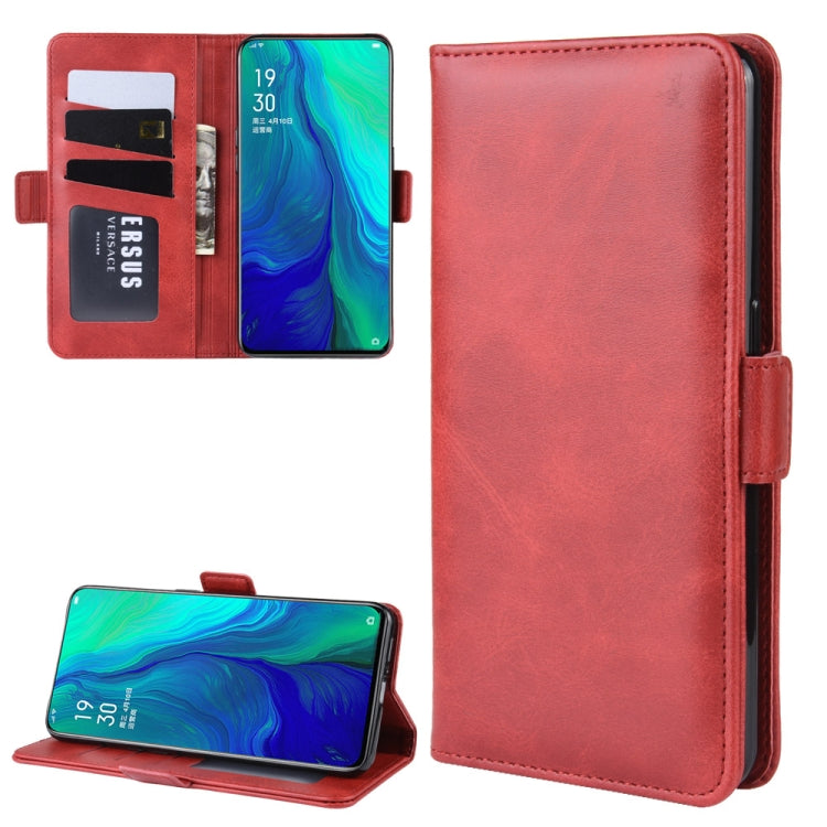 For OPPO Reno 10x Zoom  / Reno 5G Dual-side Magnetic Buckle Horizontal Flip Leather Case with Holder & Card Slots & Wallet & Photo Frame