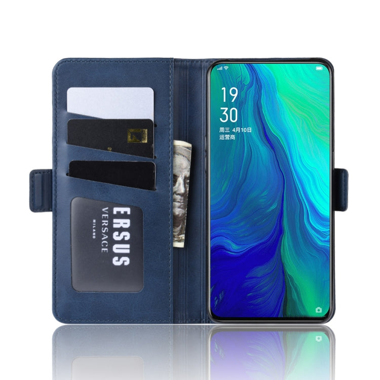 For OPPO Reno 10x Zoom  / Reno 5G Dual-side Magnetic Buckle Horizontal Flip Leather Case with Holder & Card Slots & Wallet & Photo Frame