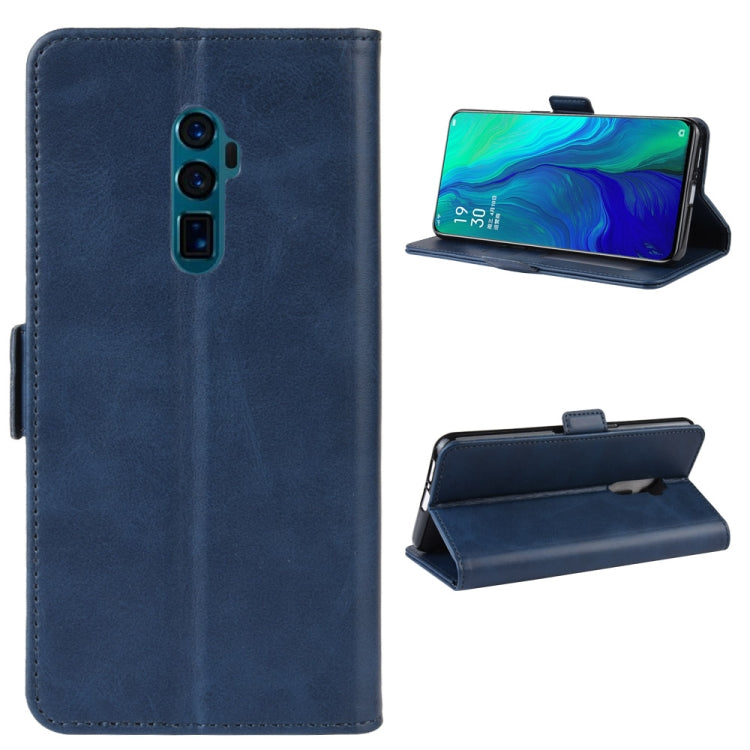 For OPPO Reno 10x Zoom  / Reno 5G Dual-side Magnetic Buckle Horizontal Flip Leather Case with Holder & Card Slots & Wallet & Photo Frame