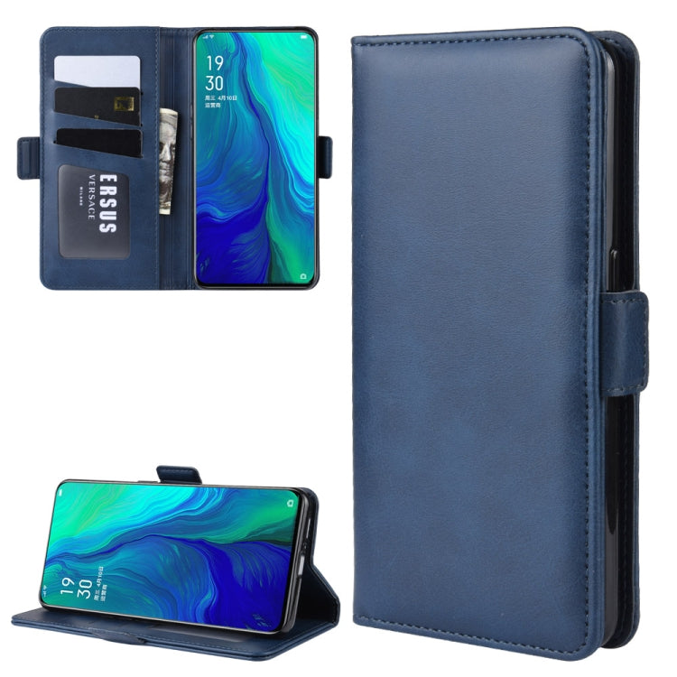 For OPPO Reno 10x Zoom  / Reno 5G Dual-side Magnetic Buckle Horizontal Flip Leather Case with Holder & Card Slots & Wallet & Photo Frame