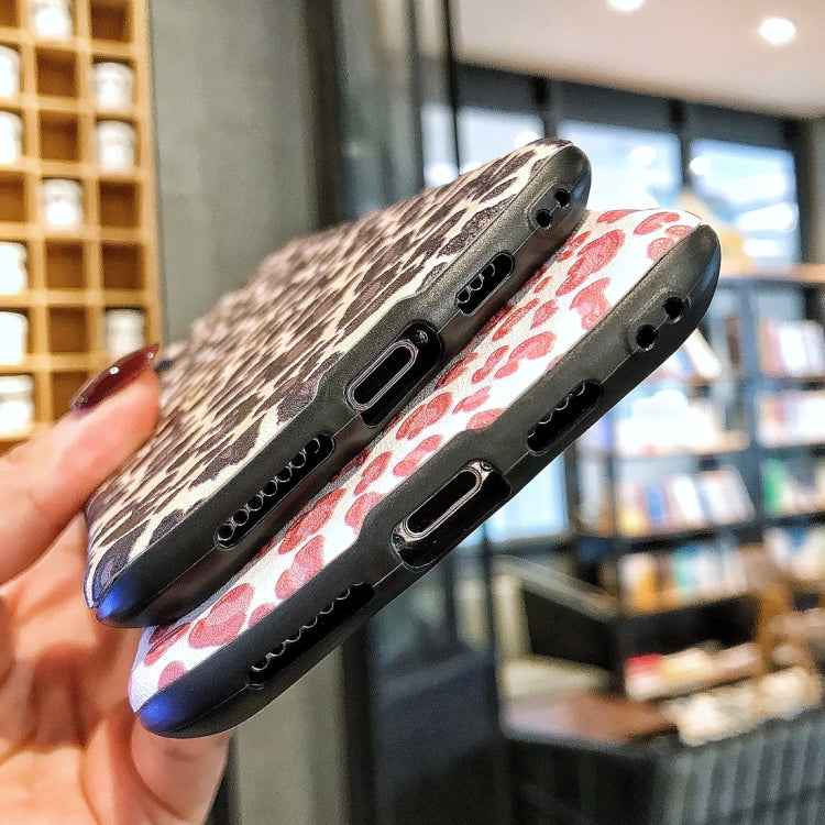 For iPhone 11 Pro For  iPhone 11 Pro Leopard Embossed Small Waist Shape Mobile Phone Protective Case