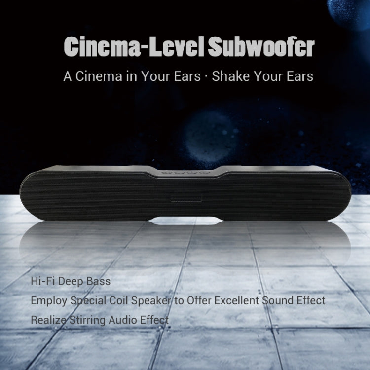 T13 Soundbar Bluetooth Speaker Portable TWS Connection Loudspeaker Sound System 10W Stereo Surround TV Speaker