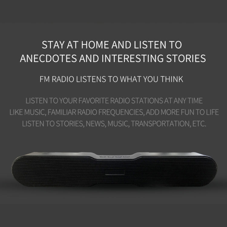 T13 Soundbar Bluetooth Speaker Portable TWS Connection Loudspeaker Sound System 10W Stereo Surround TV Speaker