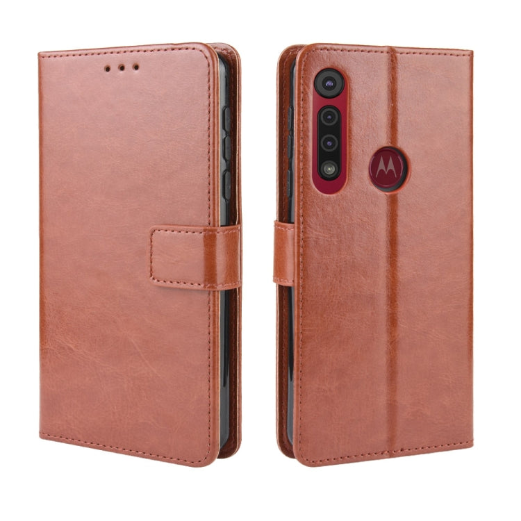 For  Motorola Moto G8 Play Retro Crazy Horse Texture Horizontal Flip Leather Case with Holder & Card Slots & Photo Frame