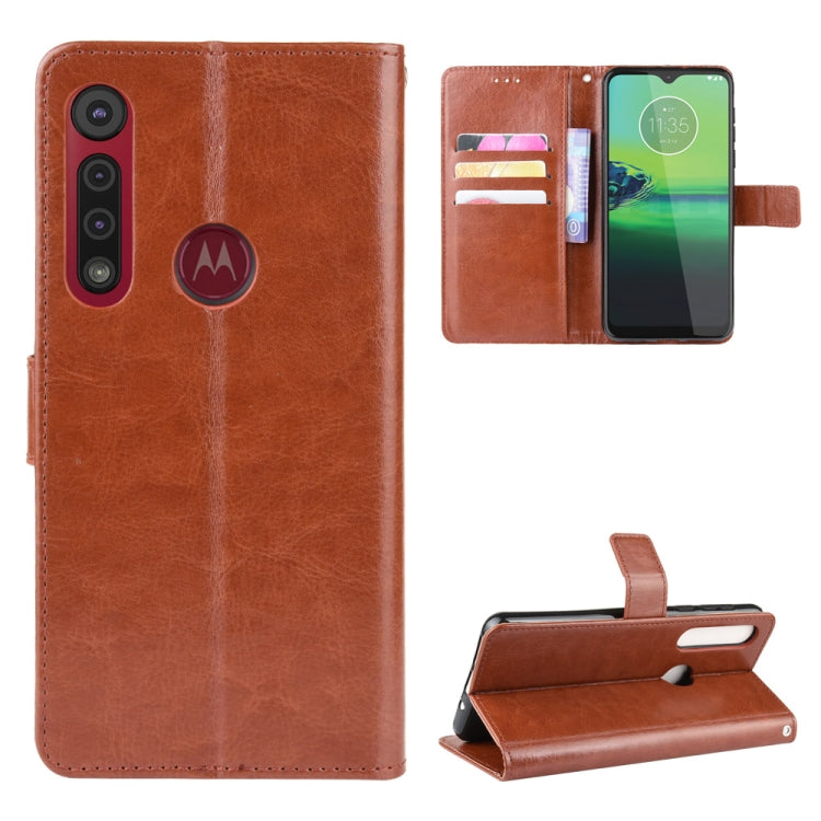 For  Motorola Moto G8 Play Retro Crazy Horse Texture Horizontal Flip Leather Case with Holder & Card Slots & Photo Frame