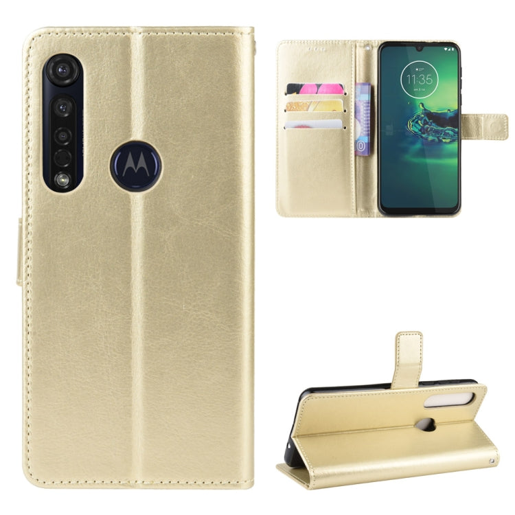 For  Motorola One Macro Retro Crazy Horse Texture Horizontal Flip Leather Case with Holder & Card Slots & Photo Frame